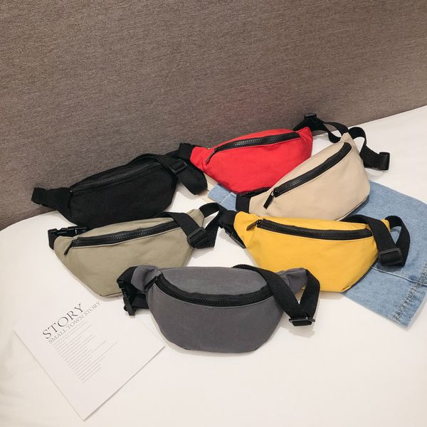 

детский 2020 корейский новая сумка талии девушки мешок плеча симпатичные малышей коммуникатор multicolor закусочная мешок портмоне