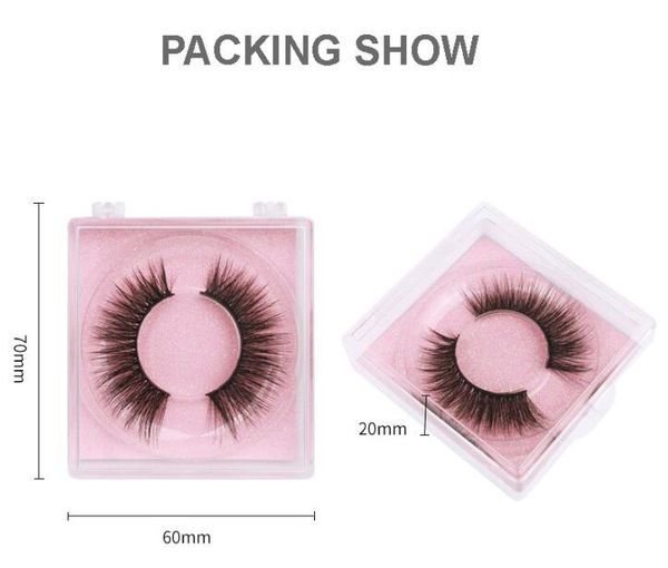 

mink fur hair fake lashes thick natural long handmade 3d false eyelashes extensions 10 models available dhl free
