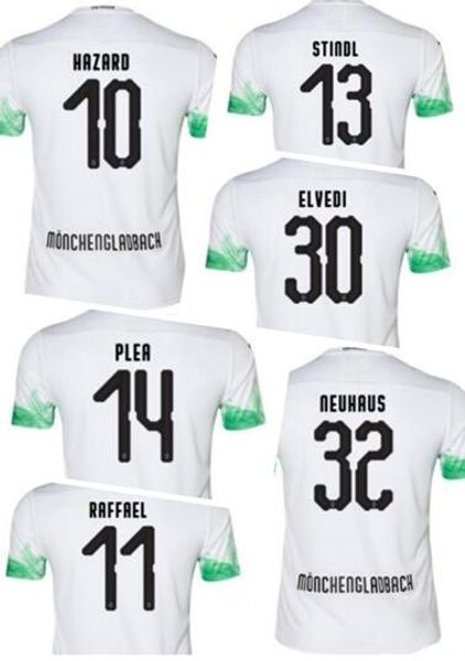 

customized 2019 mÃ¶nchengladbach thai quality soccer jerseys yakuda online hazard 10 plea 14 zakaria 8 kramer 6 stindl 13 elvedi wear men, Black;yellow