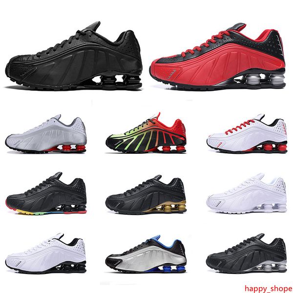 

og r4 running shoes mens sneakers deliver triple black white challenge red navy orange silver gold men trainers sports size 7-12