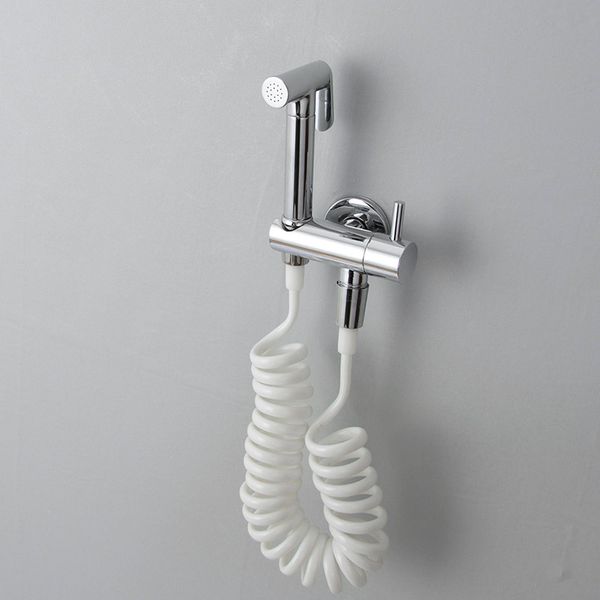 Acquista Kit Spruzzatore Bidet Cromato Nero Il Rubinetto Tenuto