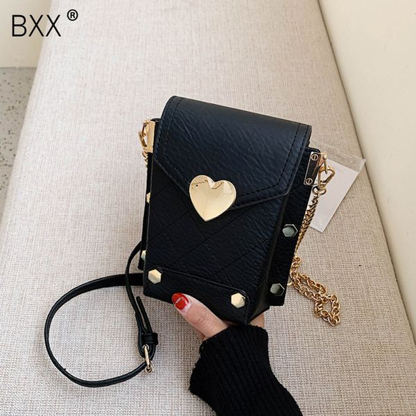 

bxx] искусственная кожа crossbody сумки для женщин 2020 весна плечо сумка женская дорожная цепь сумки и кошельки hl794