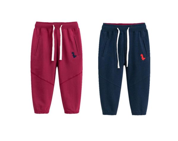 

boys sweatpants 2 pack active jogger sweat lace dinosaur pant 2t- 7, Blue