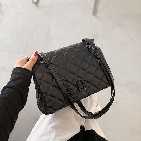 

ватные вышивальная нить большой емкости мешок плеча мешок женщин 2020 новый стиль моды цепи плеча tote sac bols