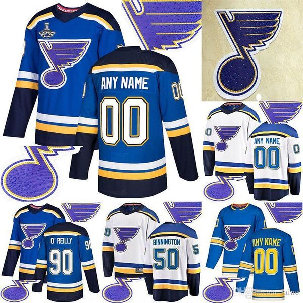 

2019 кубок стэнли чемпион сент луис блюз джерси hot drilling 90 райан о рейли 91 владимир 50 биннингтон любое число любое имя хоккей джерси, Black;red