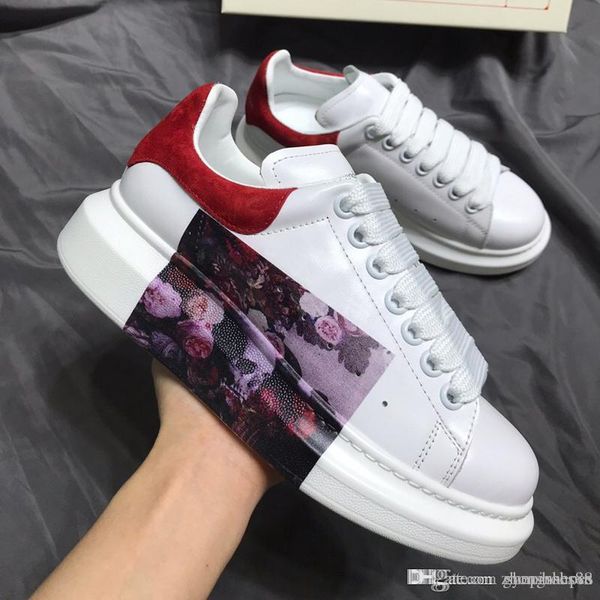 

women platform shoes fashion designer leather men's shoesss lace-up sports shoes casual shoess women basketball shoes size, Black