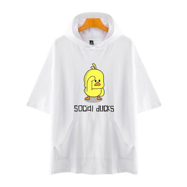 

2018 с коротким рукавом желтый duck прохладный толстовки толстовки harajuku мягкие женщины / мужчины толстовки для 4xl, Black