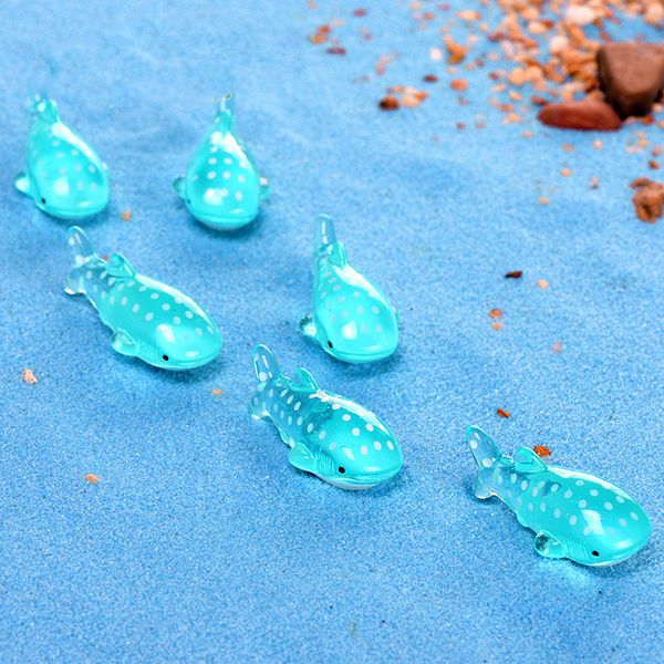 

miniature cartoon spotted shark mediterranean style moss terrarium ornaments micro landscape accessories fairy garden diy material zakka