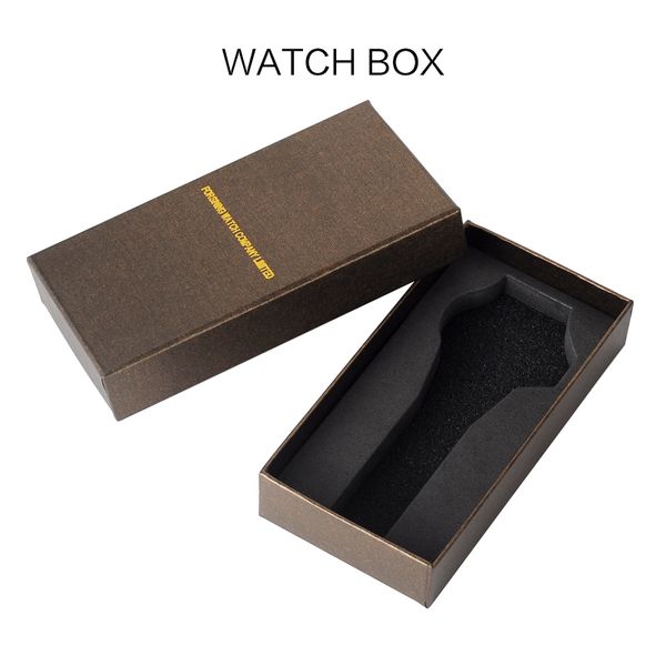 

fashion watch box paper box winner brand watch gift, Black;blue