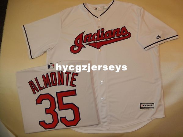 

baseball ci #35 abraham almonte sewn cool base shirt jersey mens stitched jerseys big and tall size xs-6xl for sale, Black;blue
