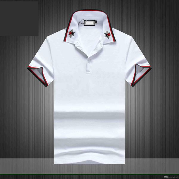 

2019 горячих новинки бренда мужская рубашка поло мужчины большой маленький конь твердая с коротким рукавом лето вскользь camisas polo mens к, White;black