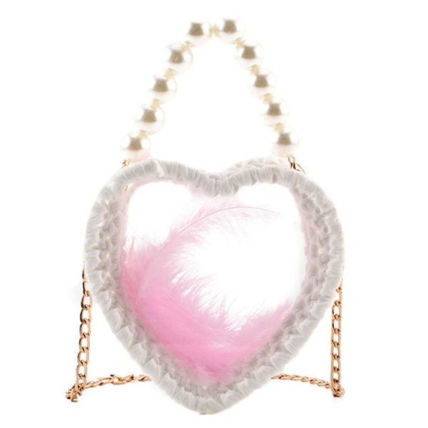 

woven bag acrylic transparent love bag ins and diy cotton manual wiring fashion messenger