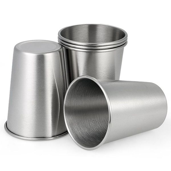 

5 pieces stainless steel mug stainless steel cup stackable mug 350ml