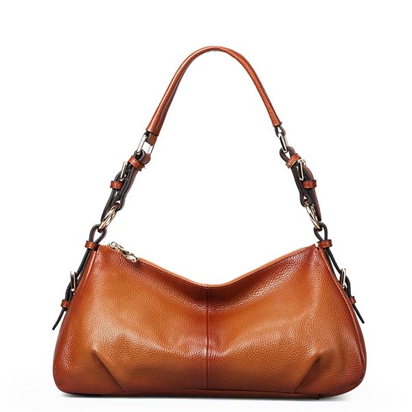 

casual women handbag genuine leather shoulder bag real cow leather bag womens handbags