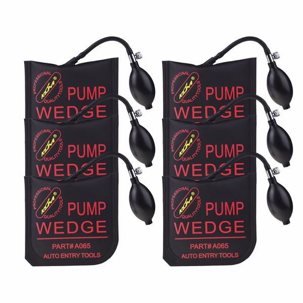 Medio Klom Pump Air Pump Wedge Blocksmith Tools Auto Airbag Lock Pick Open Car Door Hardware Airshim Tools 6pcs / lot