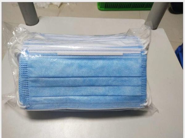 

7264991 маска 3-7 дней одноразовые маски для лица 3-слойная антипылевая дышащая маска для лица санитарные мужчины и женщины маска dhl беспла