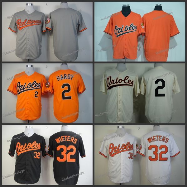 

mens 2 j.j. hardy 32 matt wieters blank 2018 baseball jerseys home away road white navy gray embroidered stitched baseball jersey, Blue;black