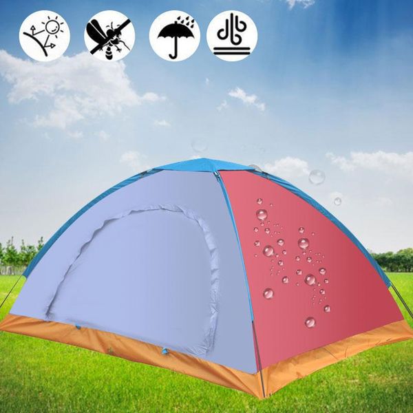 

durable pyramid tent folding tent for 2-5 people hunting hanging bed bedding hiking camping travel mosquito net multicolor
