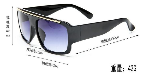 

3698 metal sunglasses eyewear gold flash glass lens for mens womens mirror sunglasses unisex, White;black