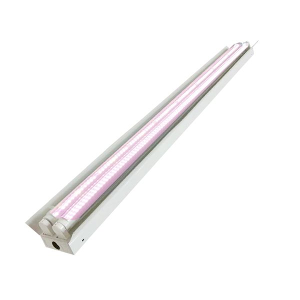 

4ft led grow light 72w (600w equivalent) full spectrum integrated growing lamp fixture for greenhouse hydroponic indoor plant seedling veg