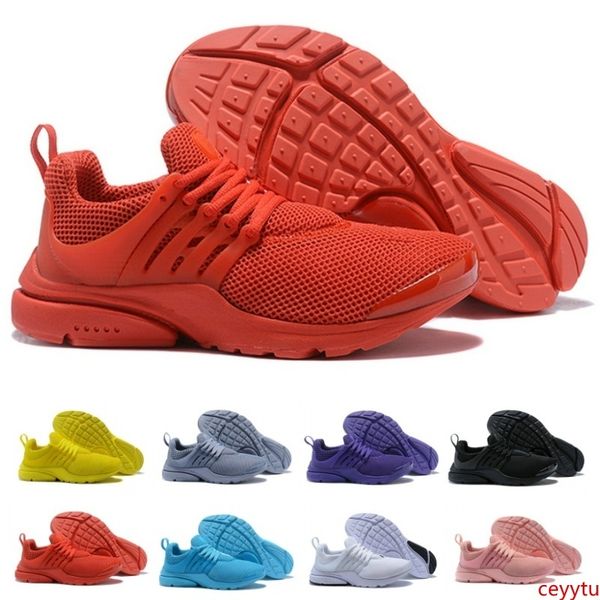 

new sneakers presto 5 br qs grey pink red blue mens women lightweight running shoes sports runner trainer designer boots