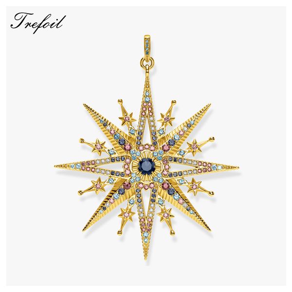 

pendant golden loyal star,2020 spring new fashion jewelry bohemia 925 sterling silver gift for women men fit necklace