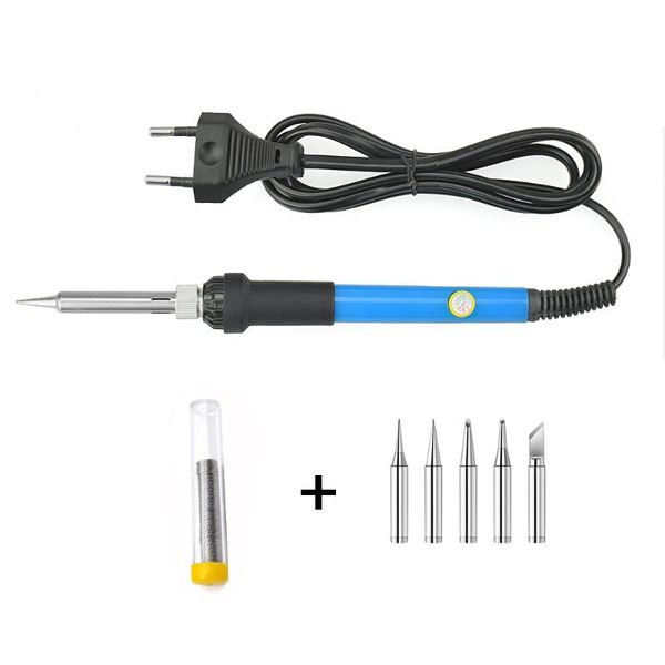 

60w electric soldering irons temperature adjustable electric iron mini handle heat pencil soldering iron kit tools welding pen