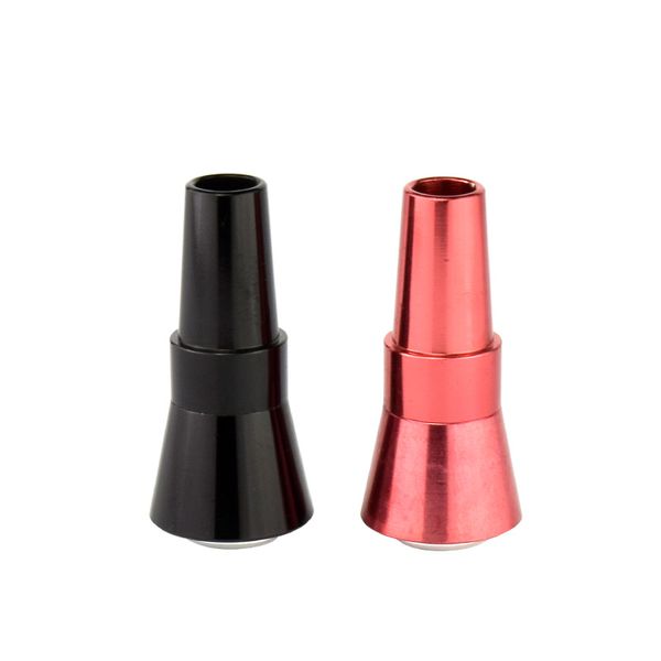 Pipa da fumo staccabile Mini metallo rosso nero Pipa per tabacco Accessorio discreto