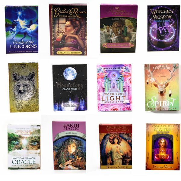 

romance angels oracle cards english read fate card game board game unicorns lenormand oracle cards tarot deck for personal use