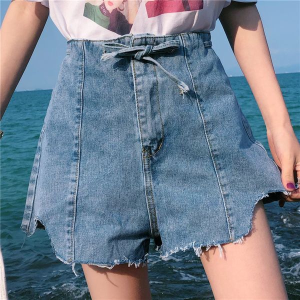 

slimming shorts new style denim skirt, Blue