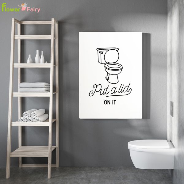 

toilet paper lavatory wall art canvas painting wc nordic poster bathroom posters prints wall pictures for living room unframed