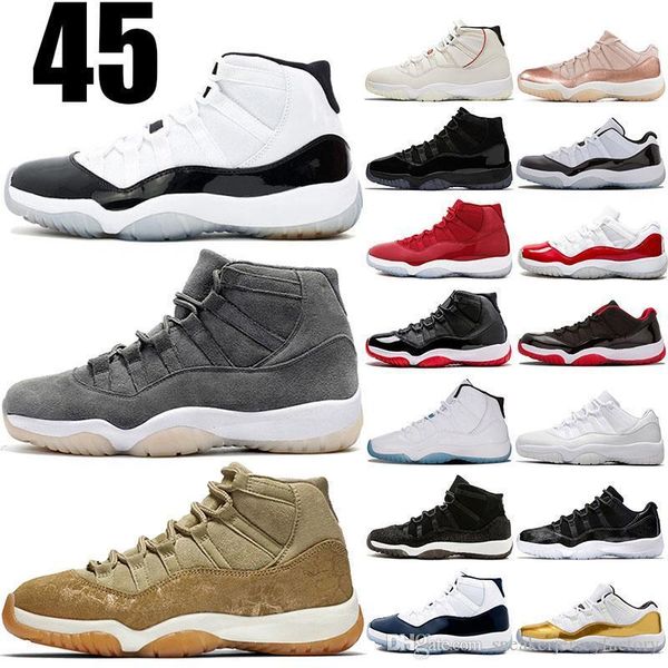 

basketball woman shoes mens 11s concord high olive lux platinum tint grey suede space jam win like 96 82 designer sneaker sports trainers