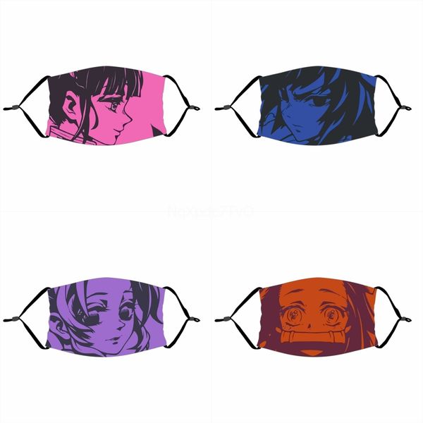 

cute prints mout masks mascerine i silk folding anti droplets dust and sand fa mask mascerine sunscreen fit#472, Black