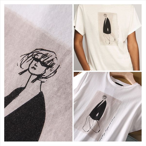 

2020 printing round collar md home short sleeve straight versatile women's 2020 printing t-shirt round collar md home short sleeve stra, White