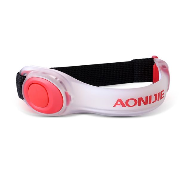 

1pc luminous reflective arm leg band running led durable tpu bracelet safety belt strap sports, Black;blue