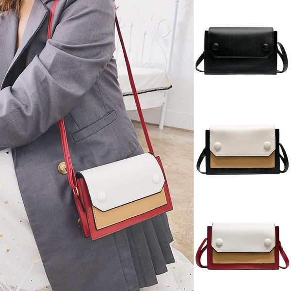 

fashion lady retro color matching versatile shoulder bag messenger bag bohemian ladies bags 2019 #yj
