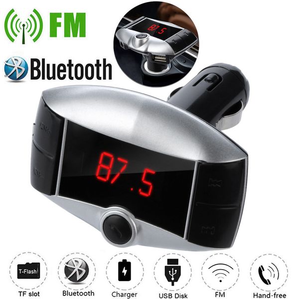 

car electronics parts accessories wireless bluetooth fm transmitter modulator car kit mp3 player dual usb charger vintage top