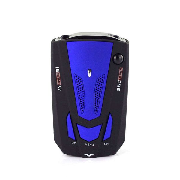 

v7 english/russian car anti for vehicle speed voice alert warning 16 band led display detector