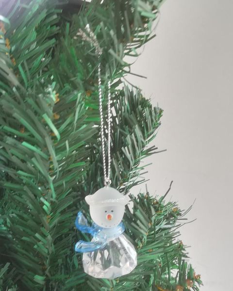 

christmas decoration snowman pendant acrylic snowman hanging ornaments festive party craft painting snowman supplier fa3233