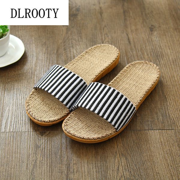 

men slippers sandals flip flops 2019 new summer fashion breathable non-slip shoes man home slides striped casual male, Blue;gray