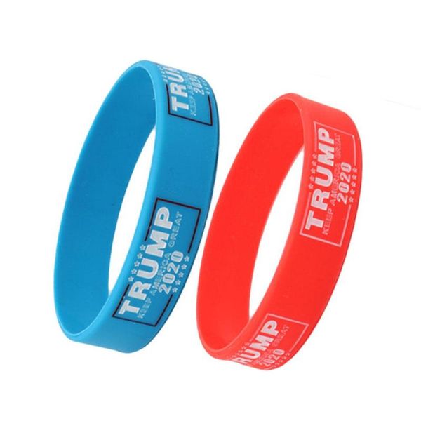 

keep make america great charm trump 2020 president silicone women bangles men bracelet kids wristband 2 colors, Black