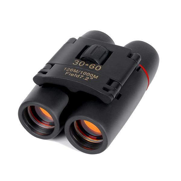 

Zoom Telescope 30x60 Folding Binoculars with Low Light Night Vision for outdoor bird watching travelling hunting camping 1000m