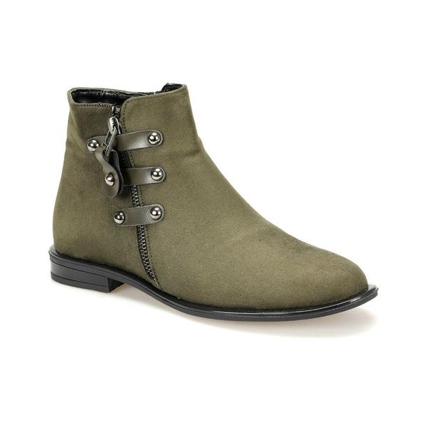 

flo crow56z suede khaki women 's boots butigo, Black