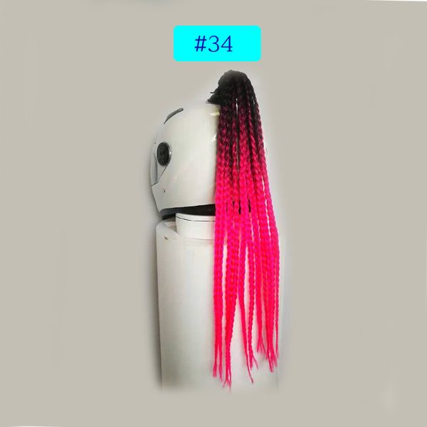 

wig helmet decoration with suction cup diy decoration 25 " 1pcs 1pc 1x