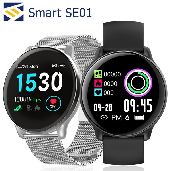 

se01 smart bracelet smartwatch smart watch bluetooth music ip68 waterproof caller sms display for android iphone smart phone
