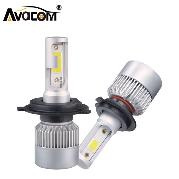 

h1 h4 led 12v 8000lm мини-автомобиля лампы фара h8 h9 h11 9005 hb3 9006 hb4 72w cob 6500k 4300k ​​24v led h7 лампы auto автомобилей противот