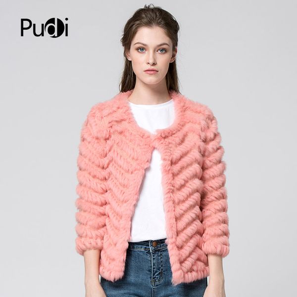 

cr003 new autumn women candy color real fur coat vest the kintted black 5colors