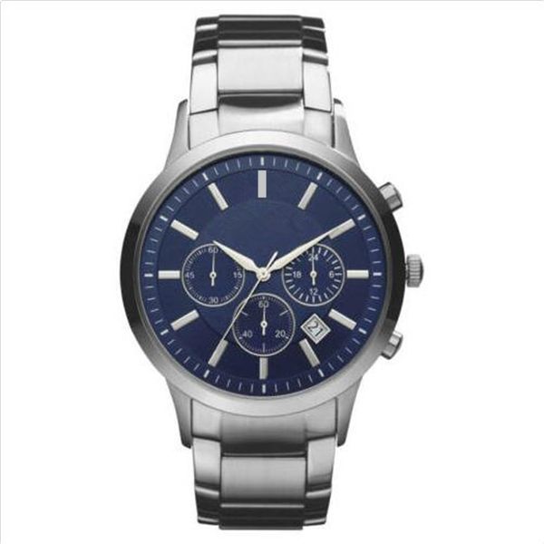 

drop shipping men watch ar2453 ar2448 ar2434 ar2452 ar2454 ar2458 ar5860 men quartz chronograph wristwatches, Slivery;brown