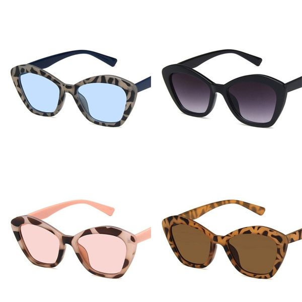 

Cat eye ungla e for women leopard print ungla pentagon vintage un gla pla tic jelly color polarized light 5kdc d1