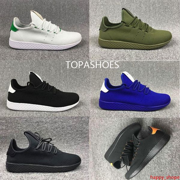 

оптовая продажа новое прибытие фаррелл уильямс x стэн смит теннис hu primeknit мужчины женская обувь кроссовки дышащий бегун спорт 36-45